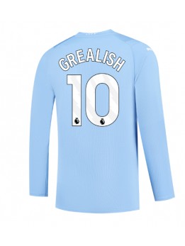 Manchester City Jack Grealish #10 Replika Hemmakläder 2023-24 Långärmad